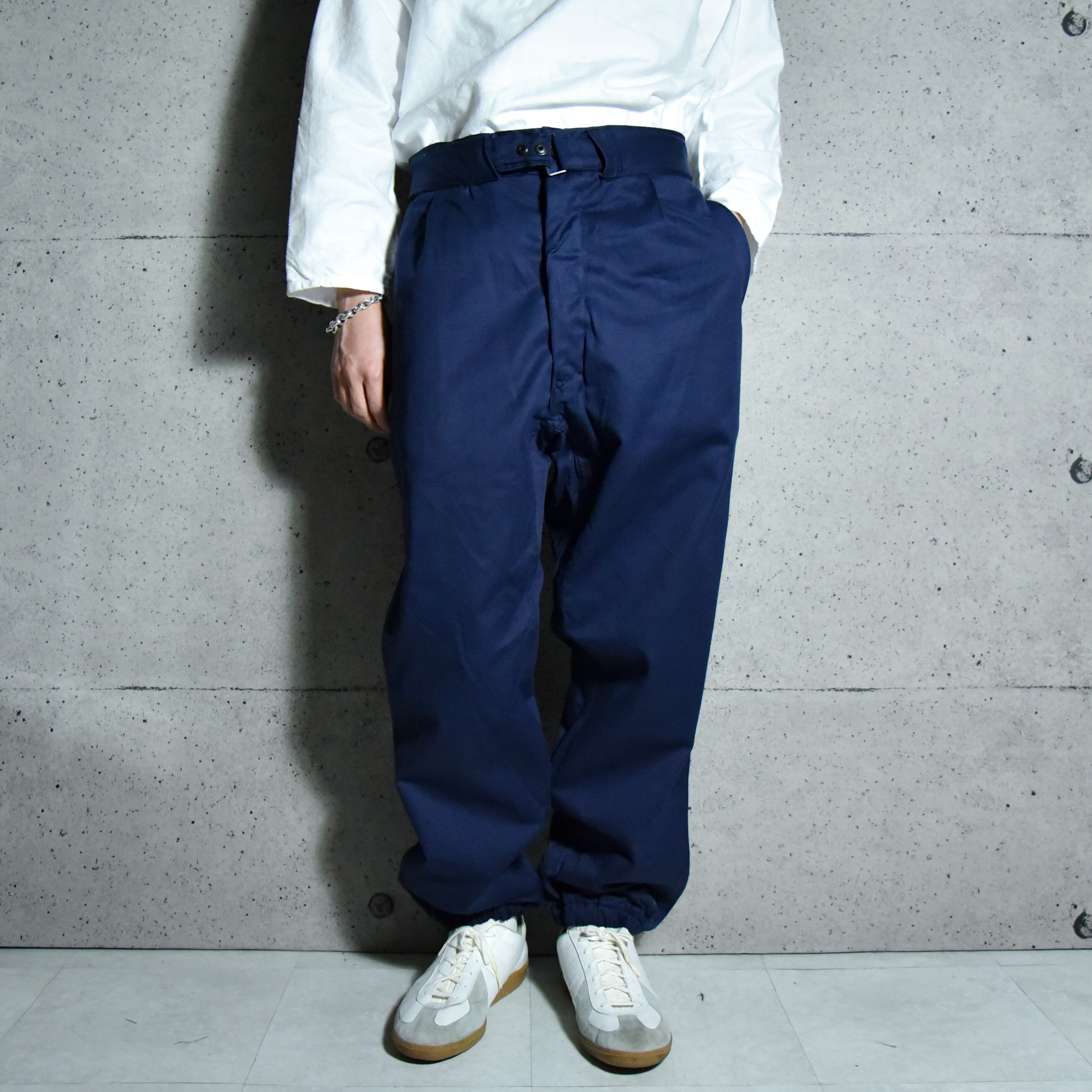 イタリア軍　air force work pants dead stock