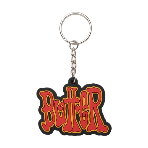 BUTTER GOODS【Tour Rubber Key Chain - Red】