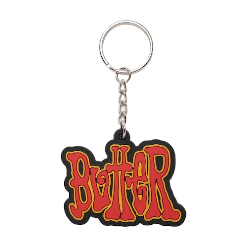 BUTTER GOODS【Tour Rubber Key Chain - Red】