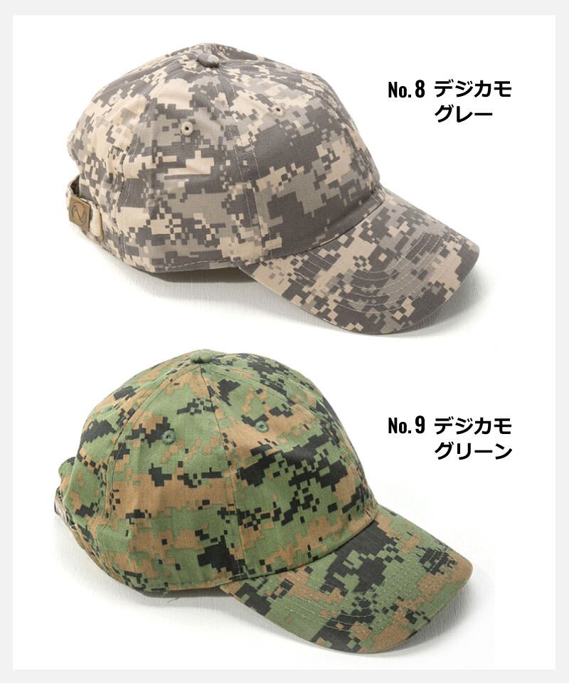 ニューハッタン キャップ ローキャップ 迷彩 カモフラ柄 6パネル