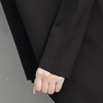 Loose Cape High Neck Sweatshirt (ME117)