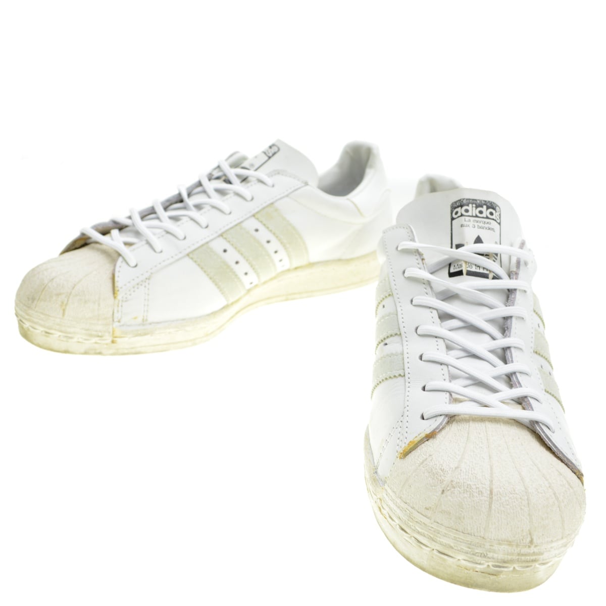 80s アディダス size9 フランス製 スーパースター adidas-