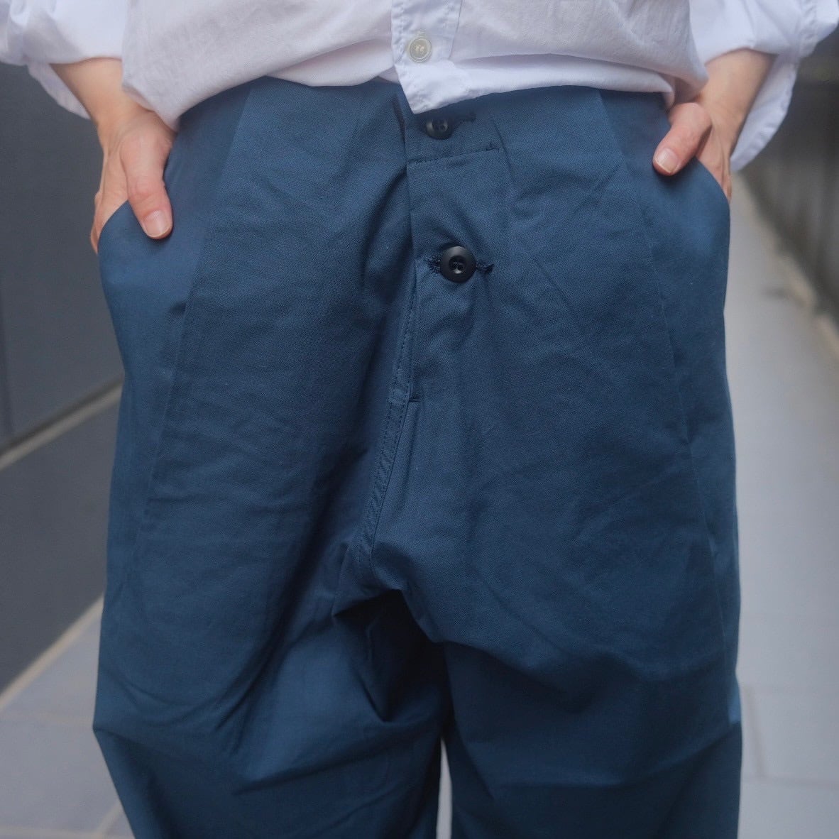 TUKI(ツキ)pajamas パジャマパンツ 0041 dull blue | Debby