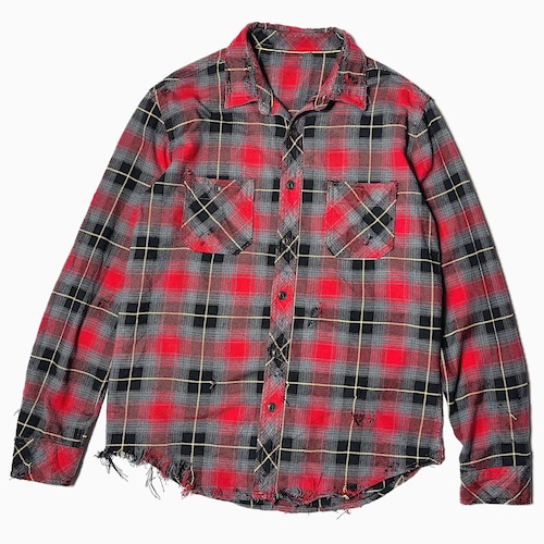Vintage Grunge Check Shirt