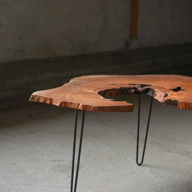 欅の輪切り コーヒーテーブル（高さ・カラー変更無料）