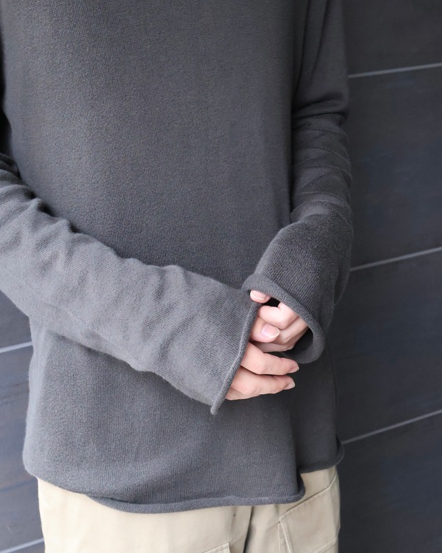 【Y's】v-neck cotton knit