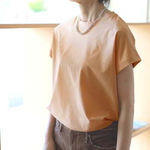 サマーSALE　MICA＆DEAL (マイカ＆ディール)　ロールアップヘムスリーブ＆ラウンドテール　カットソー