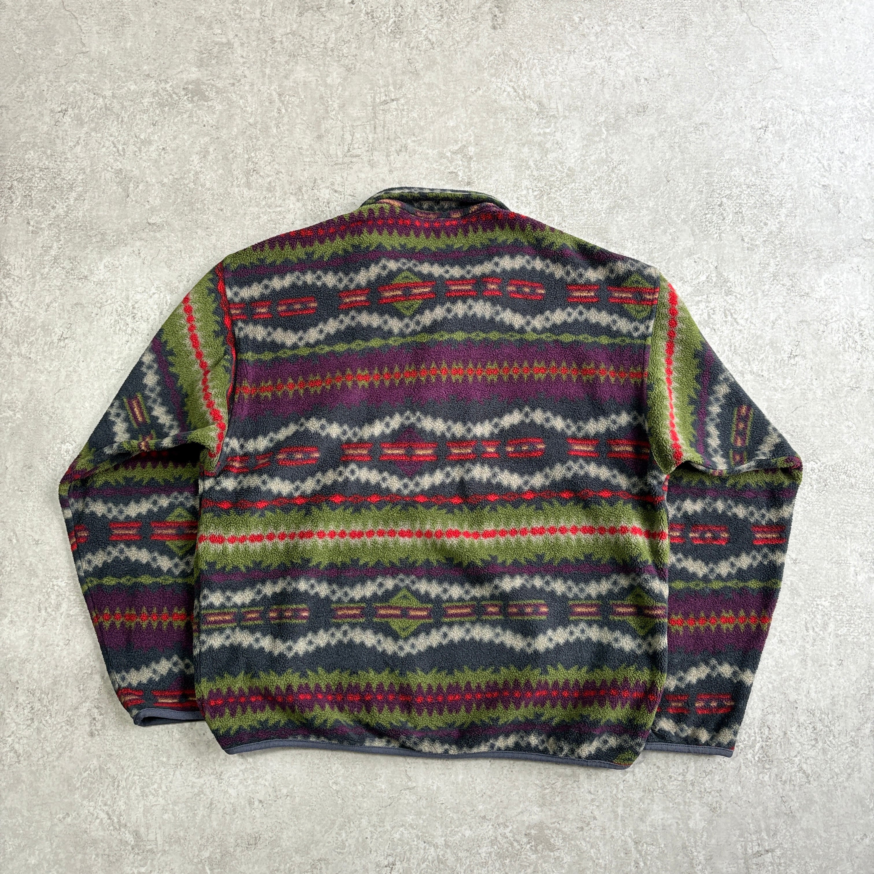 90s USA製 patagonia ”No snow” lightwait Synchilla Snap T Pullover 90s USA製 patagonia ”No snow” lightwait Synchilla Snap T Pullover