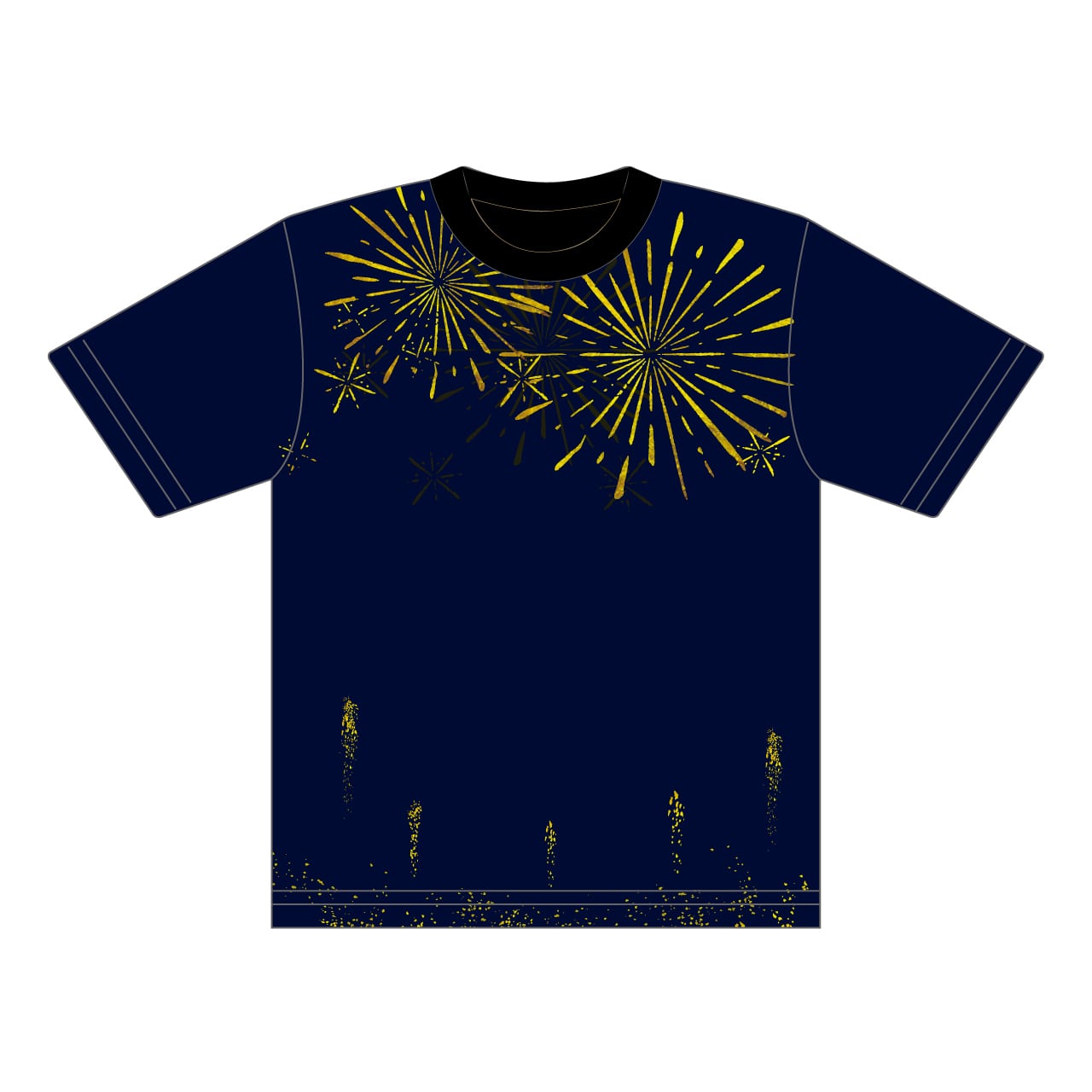 millennium parade Tシャツ　花火tee 全3色　Lサイズ Tシャツ：花火（黒） | defii