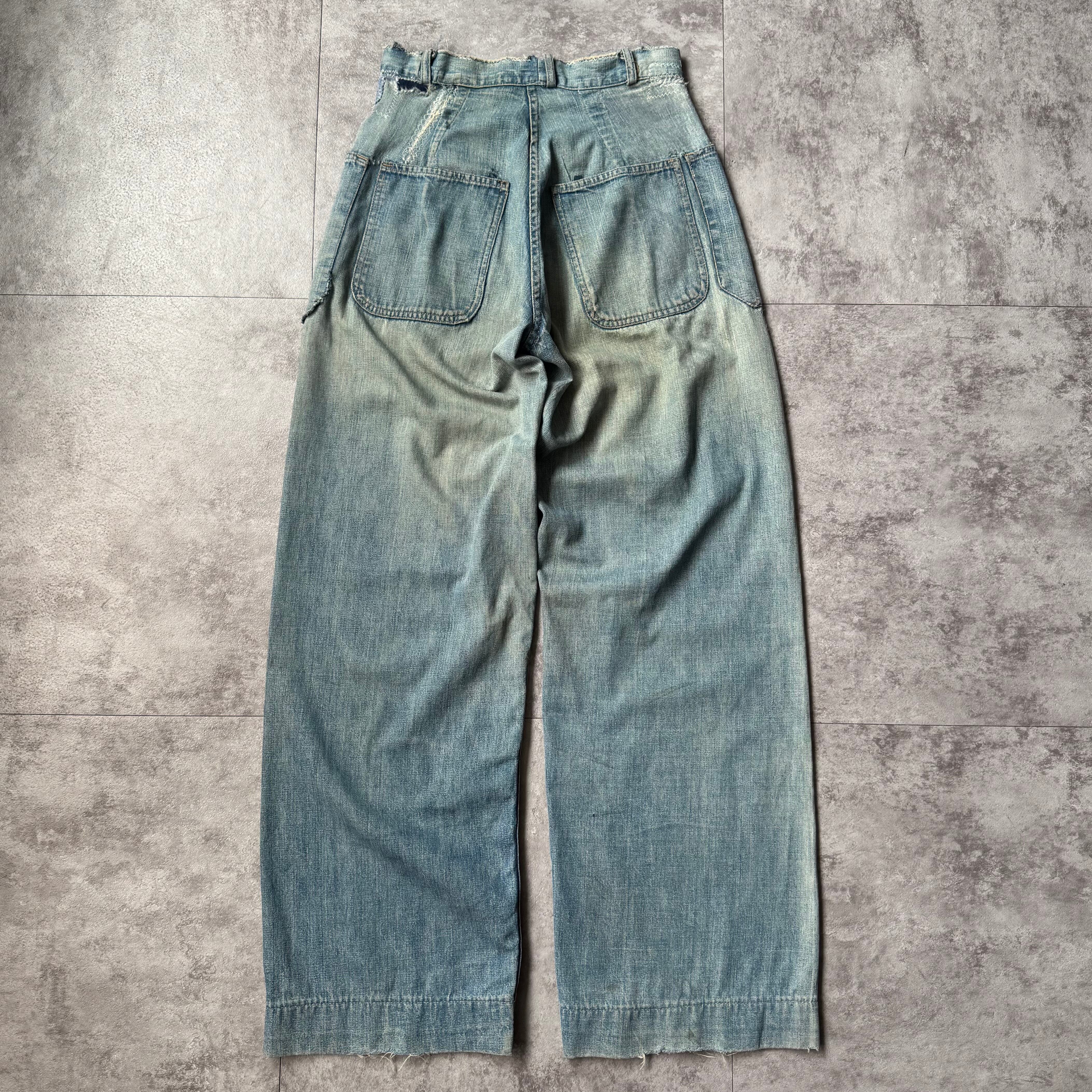 40s us navy セーラーパンツ　巻きパンツ 1940's 