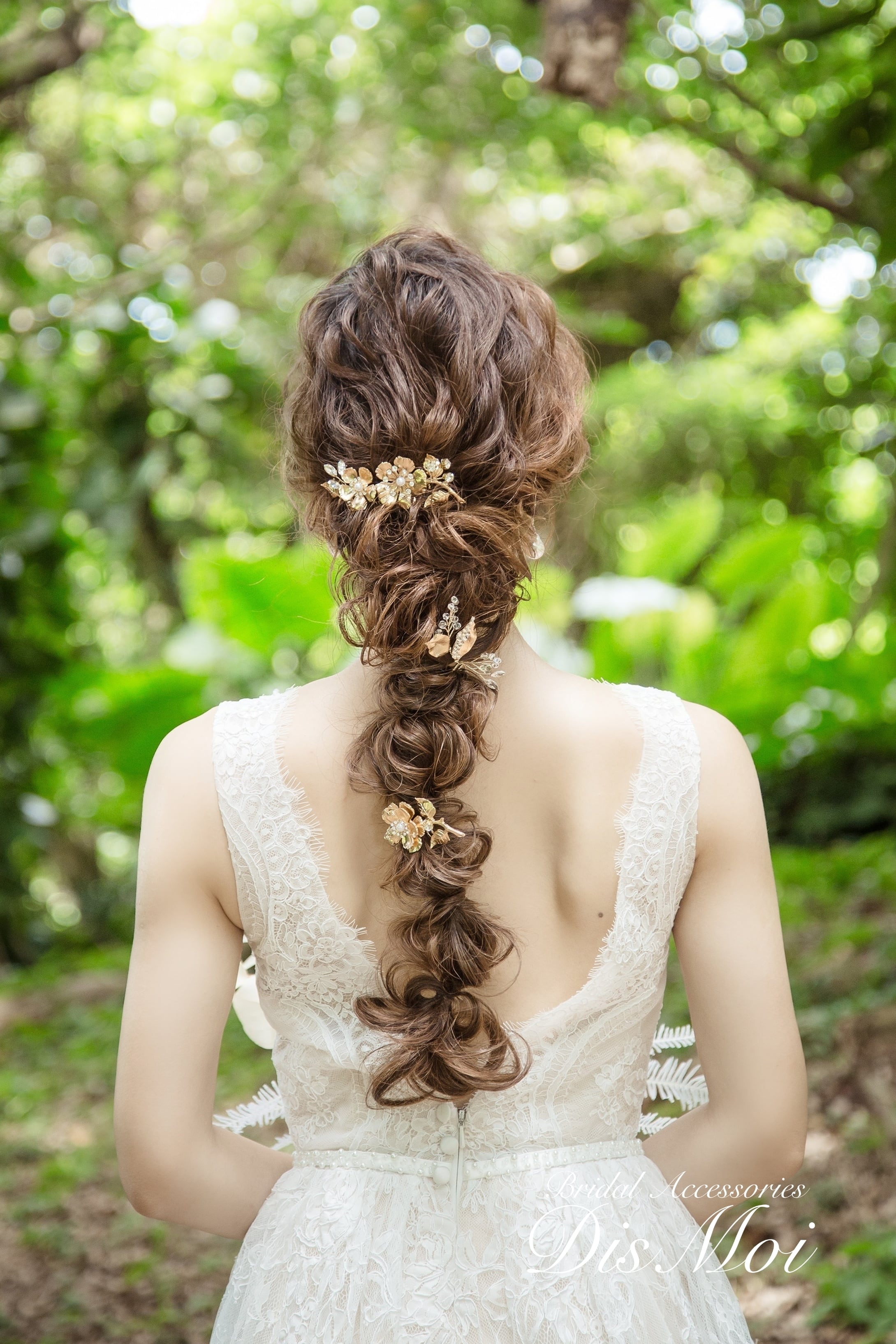 バタフライ ピン ウェディング ヘアアクセサリー - ヘアアクセサリー