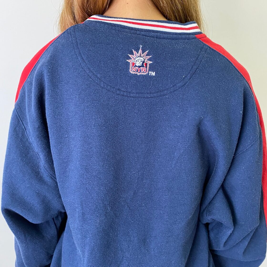 90年代 LEE SPORT リー NHL ニューヨークレンジャース ロゴ 刺繍 