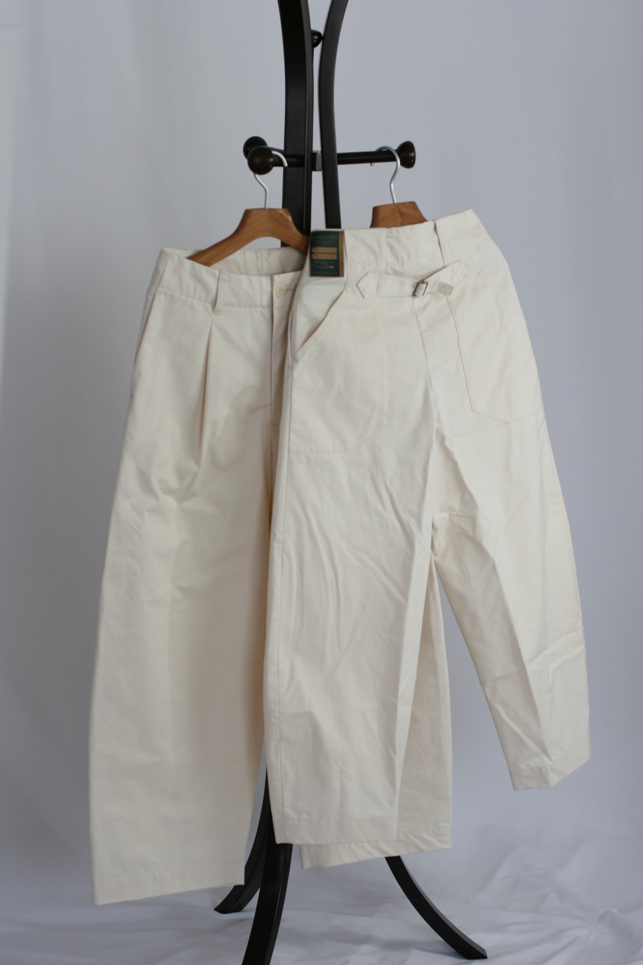 【Handwerker】wide trousers 備前壱号 ワイドパンツ / off white