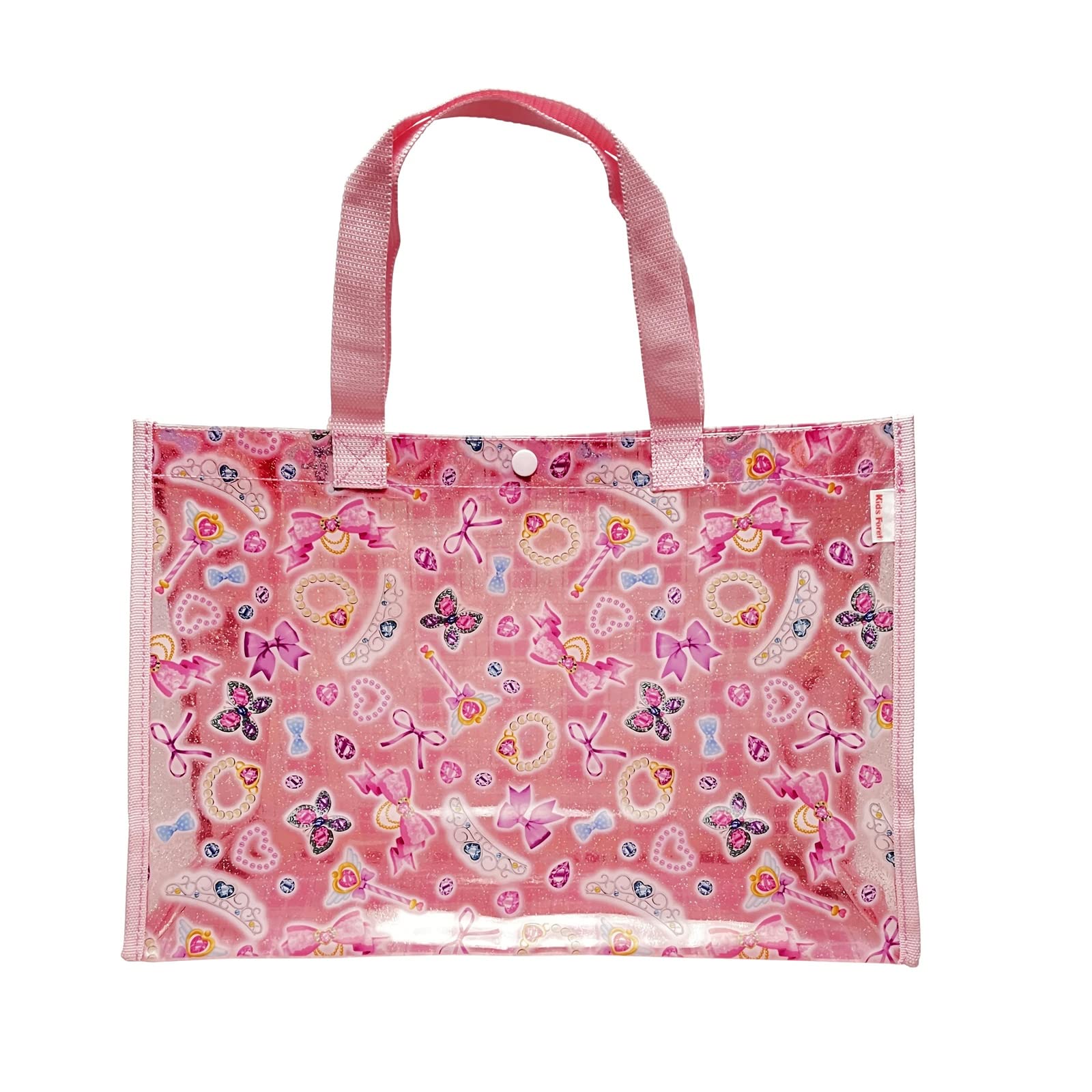 レッスンバッグ『チェリーボンボン』ネームタグつき｜さくらんぼ柄