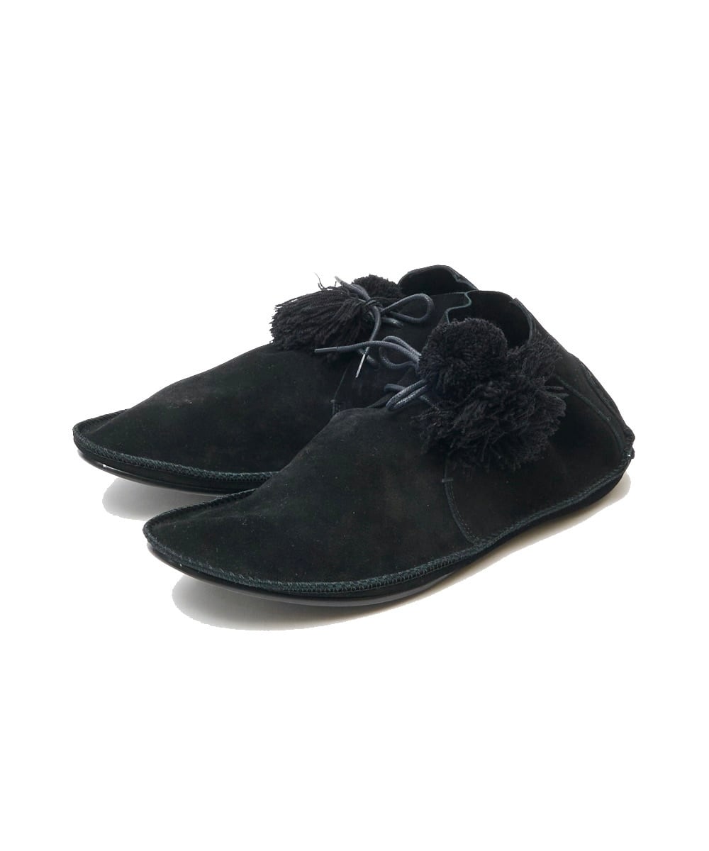 Midorikawa / MID26SS-A03 MOCCASIN CHUKKA BOOTS (BLACK