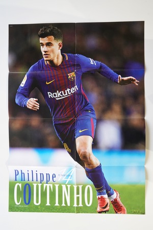 フィリッペ・コウチーニョ/アレクシス・サンチェス|サッカーポスター 大判|2010年代 B2サイズ(約728×515mm)