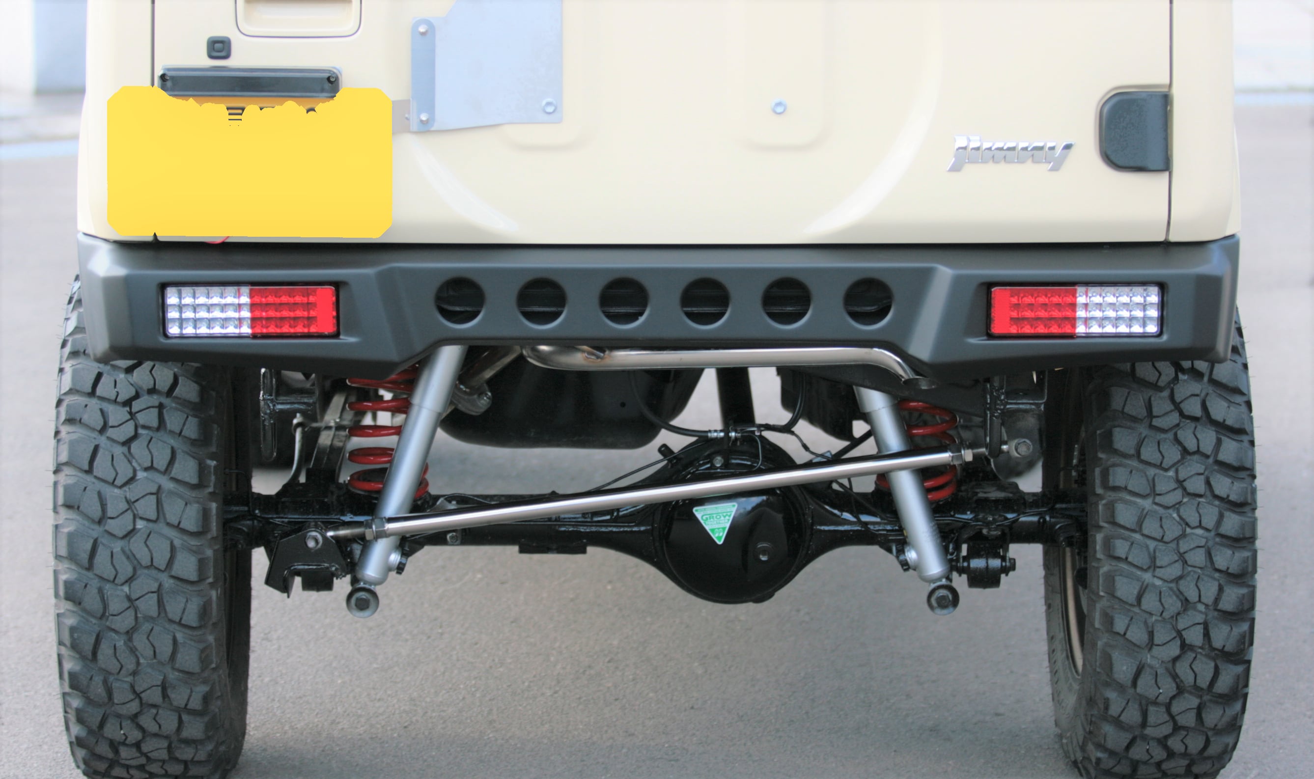 ☆ジムニー JA11/JA12☆ 社外リアバンパー 黒スチール ☆BPN ☆送料無料☆