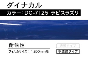 ダイナカル　DC-7125  ラピスラズリ【2m】