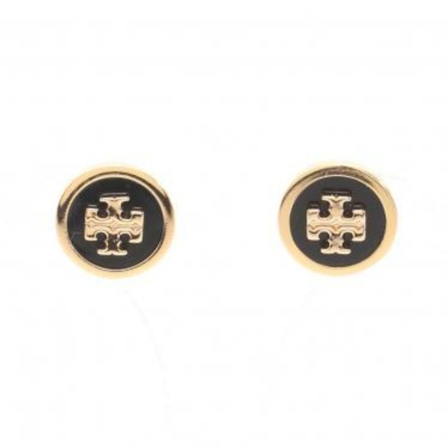 - TORY BURCH -  Enameled Raised Logo Stud Pierce	