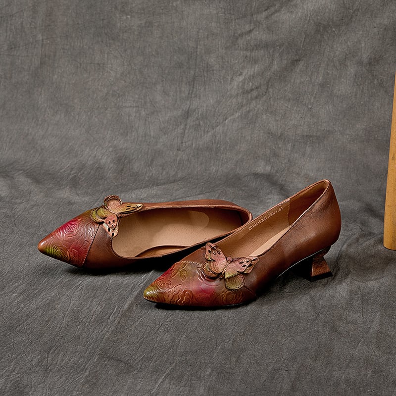 ❤️未使用の靴: レディースレザーパンプス / Women leather pumps パンプス 本革 レディース 日本製 歩きやすい 痛くない 履きやすい