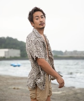 【SUNS】LEOPARD OPEN COLLAR SHIRTS［RSS018］