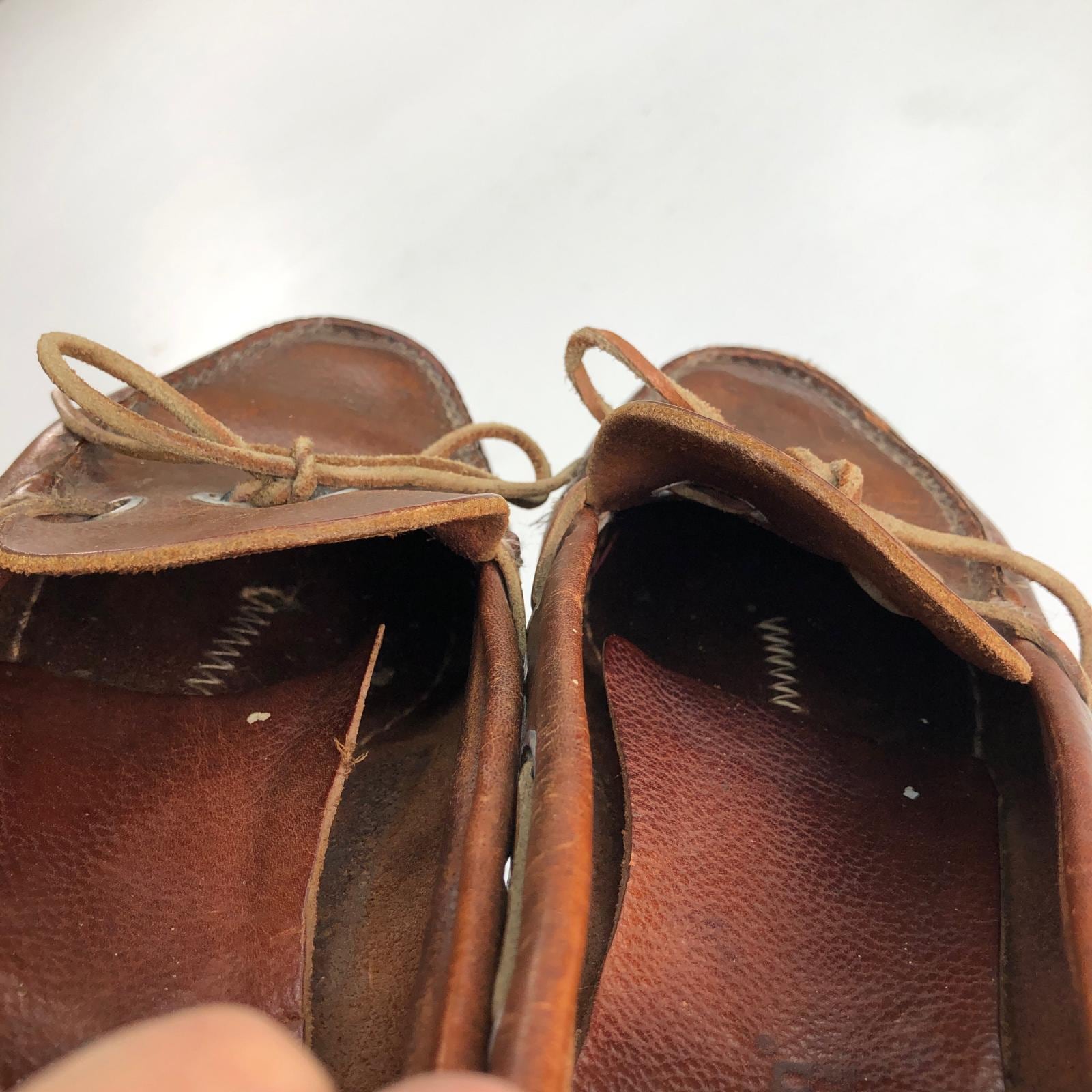 L.L.BEAN エルエルビーン 80- 90年代 あたり レザー モカシン デッキ
