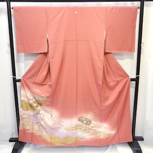 正絹・色留袖・着物・一つ紋・No.200701-0434・梱包サイズ60