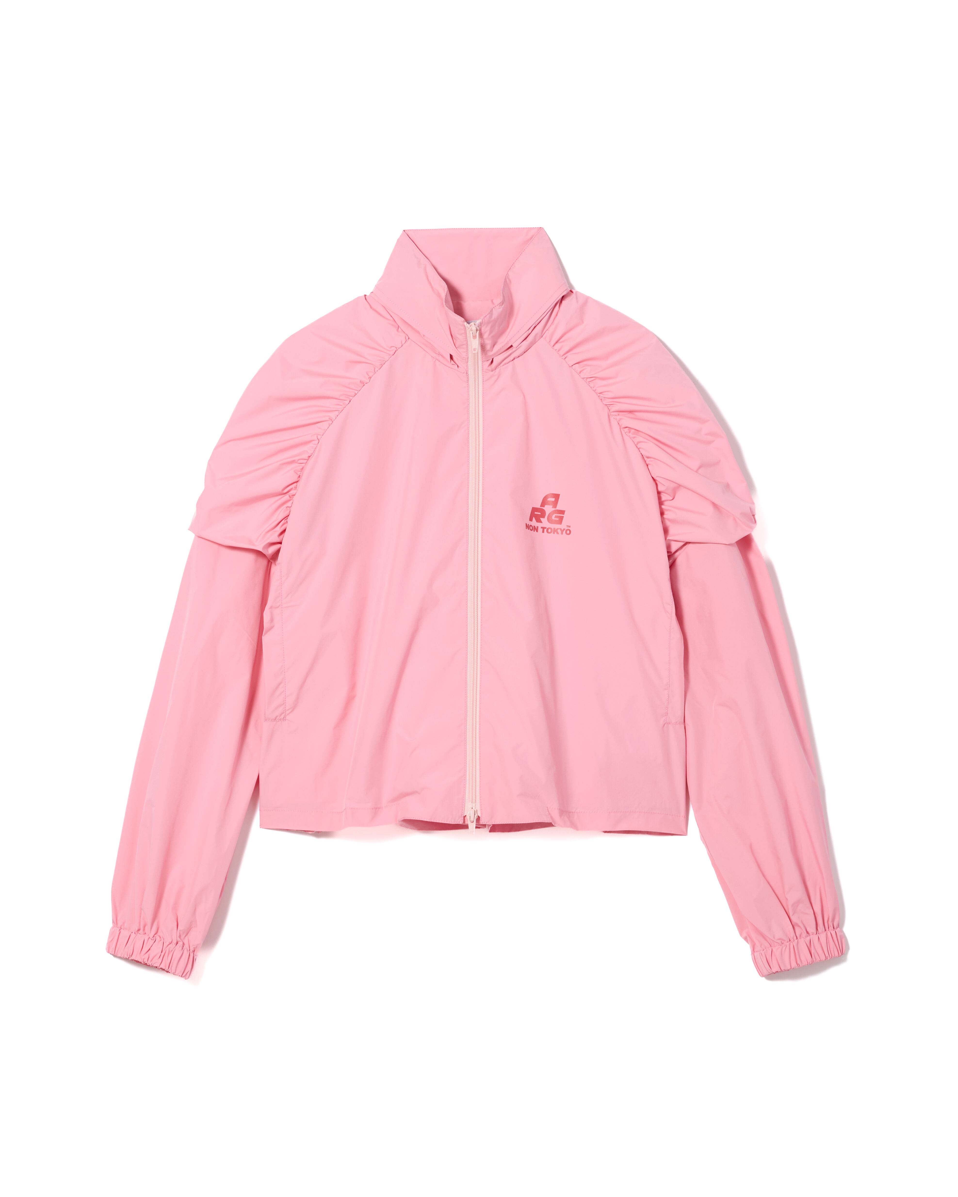 【NON TOKYO ノントーキョー】 / 2WAY GATHER SHOULDER BLOUSON 2WAYギャザーショルダーブルゾン / PINK