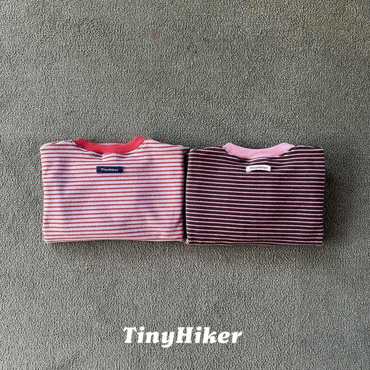 〖取寄〗韓国子供服 / 26winter / TinyHiker / マゴストライプT / キッズ *XS~XL*