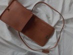 AMERICA 1990’s OLD COACH “LIGHT BEIGE Leather” shoulder bag