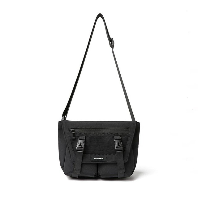 【H1156】Buckle Flap Pocket Shoulder Bag / 3color