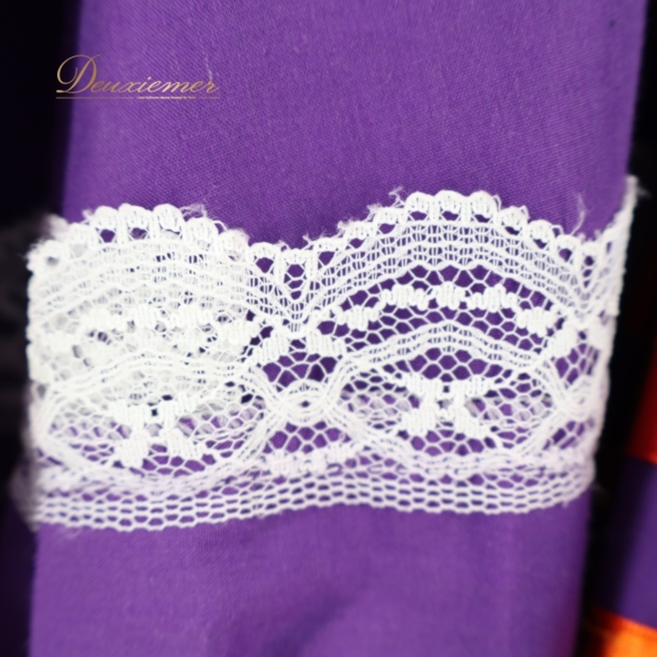 フォークダンス 衣装 スカート パープル系 レース チロリアン チロルスカート ボリューム 紫 赤 黄 青 リボン テープ ロング 華やか イベント かわいい 練習 レッスン レッド系 オレンジ系 イエロー系 ピンク系 ブルー系 ホワイト系