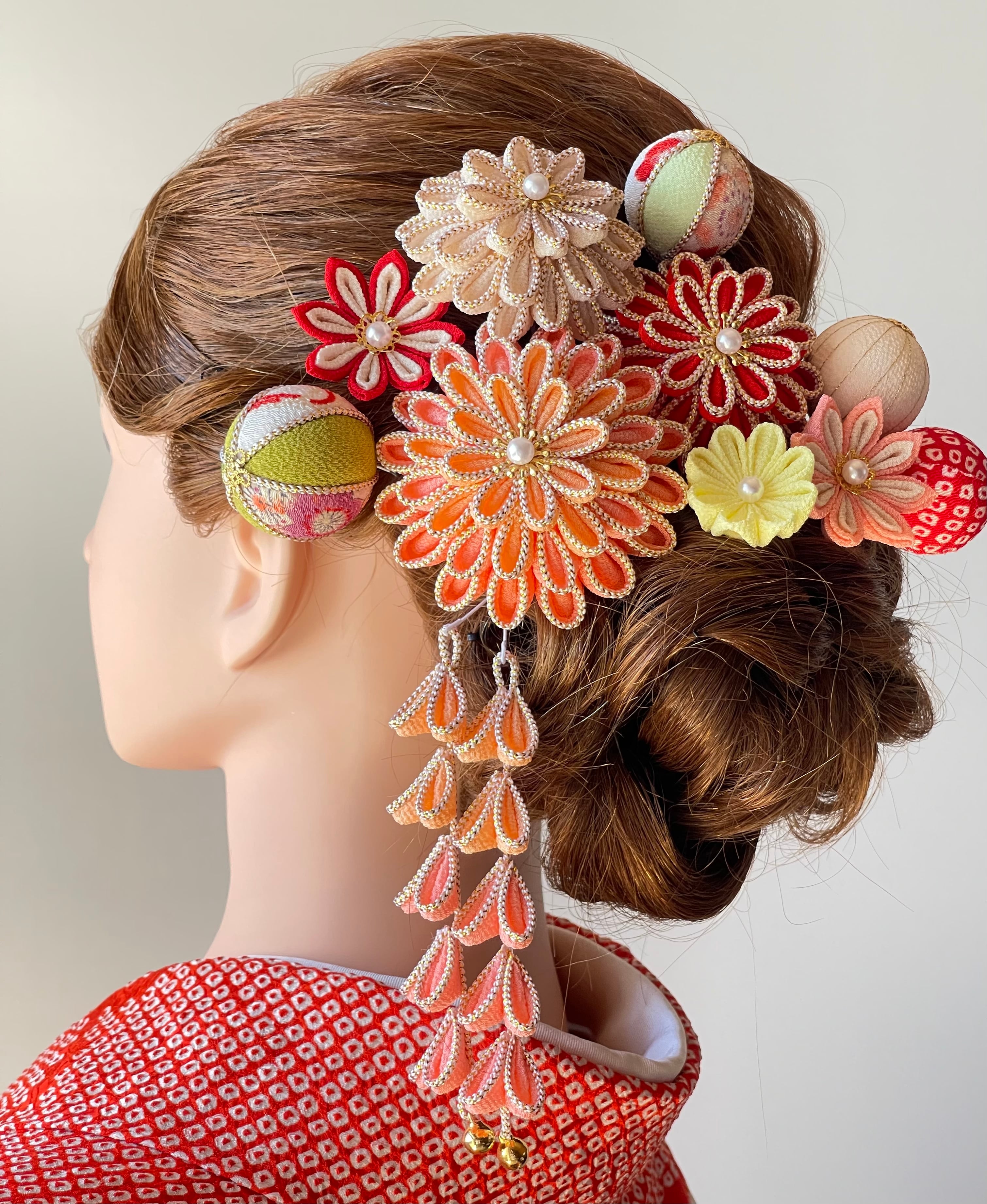 かんざし髪飾りオーダー☆成人式髪飾り 