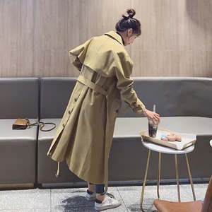 バックボタントレンチコート　A0231