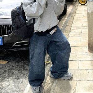 グレーブルーウォッシュワークデニム　1085