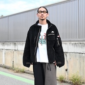 Leh(レー)Layered Wide Track Pants style