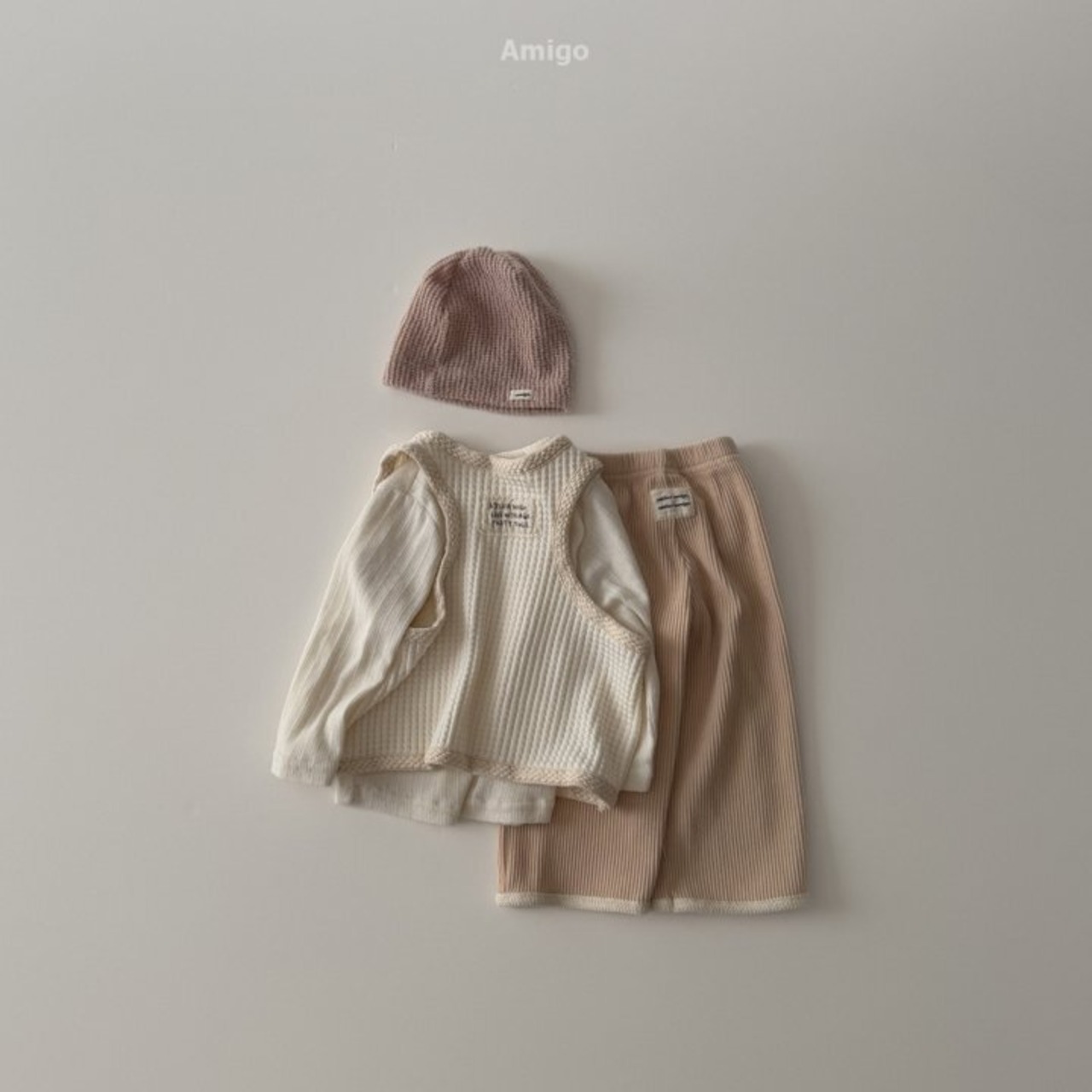 Amigo 26/SS もちもちワッフルパンツ