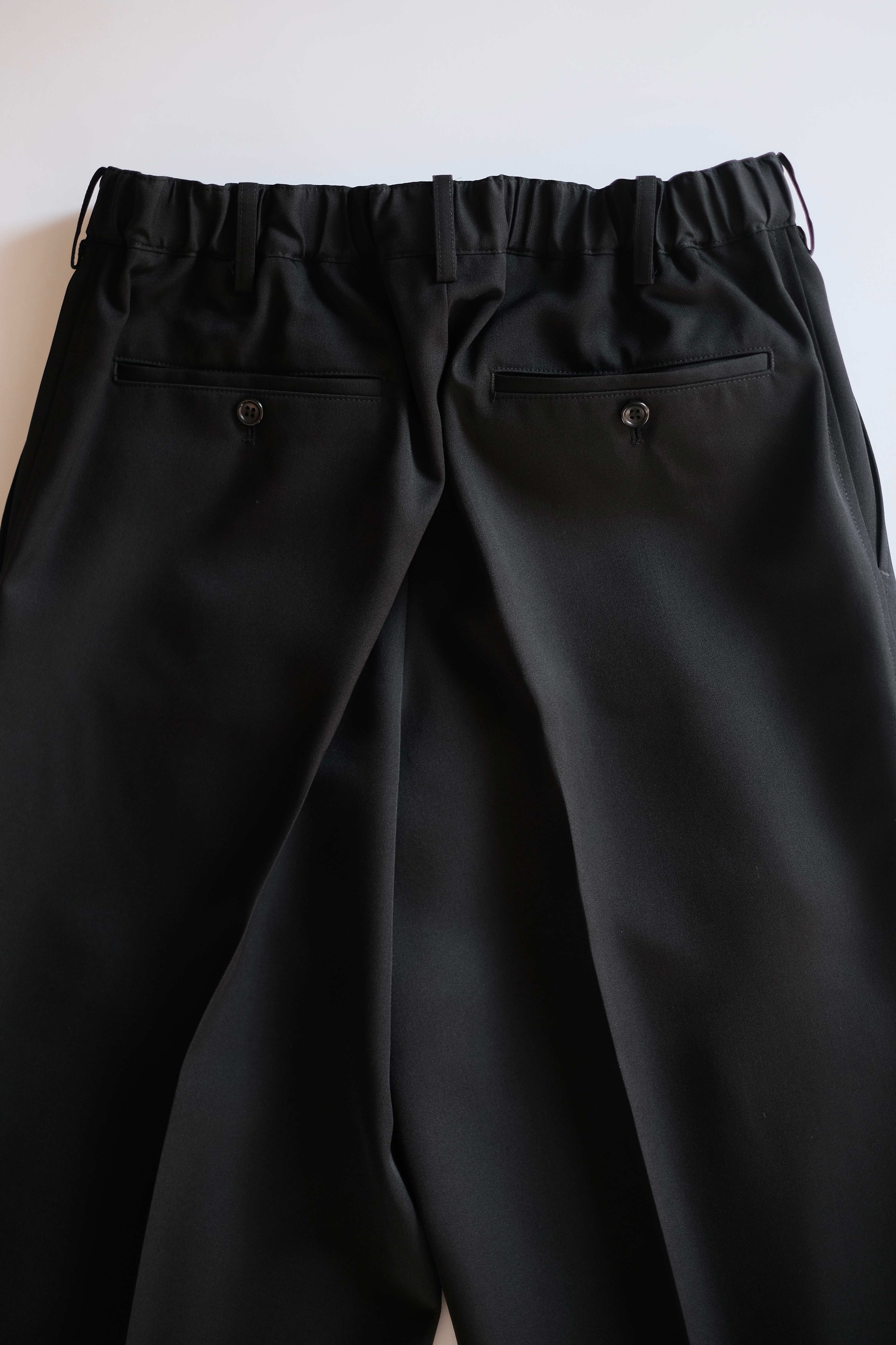 Graphpaper / Scale Off Wool Wide Slacks | LIVING