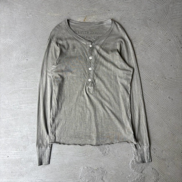 ALEXANDER YAMAGUCHI / Henry neck T-shirt