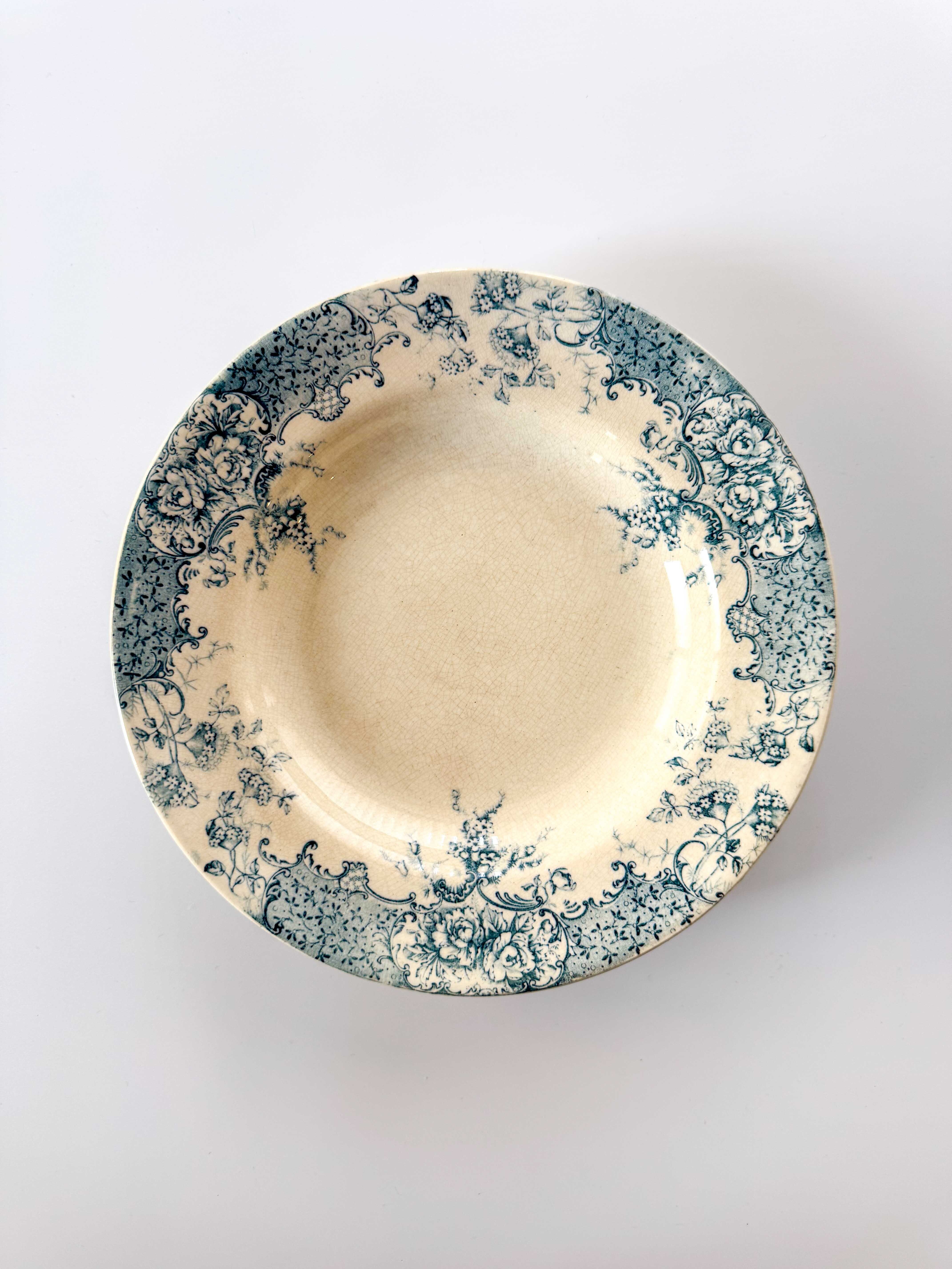 GIEN \"BOULE DE NEIGE\" ソーシエール フランスアンティーク GIEN / ジアン 