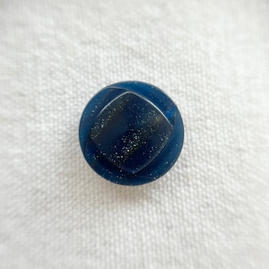 スクエアフェイス×グリッターネイビー 18㎜