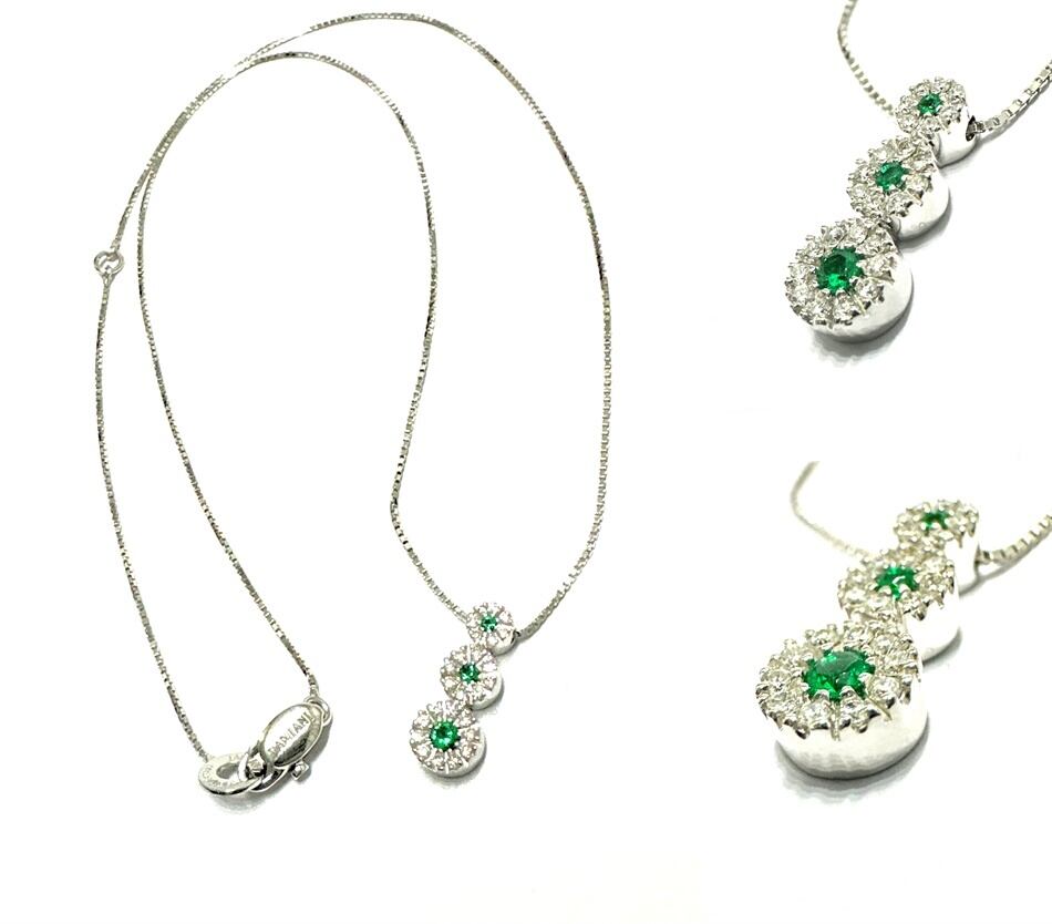DAMIANI ダミアーニ マルゲリータ トリロジー エメラルド ダイヤモンド 