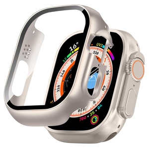【新着特価】【2枚】TEMEDO 対応 Apple Watch ケース Series 11/10/9/8/7/SE3/SE2/SE/6/5/4/3/2/1 Ultra 3/2/1 アップルウォッチ カバー PC素材 Apple Watch カバー 全面保護 二重構造 アップルウォッチ ケース ガラスフィルム 一体型 高耐久 高透過率 装着簡?(49mmスターライト)