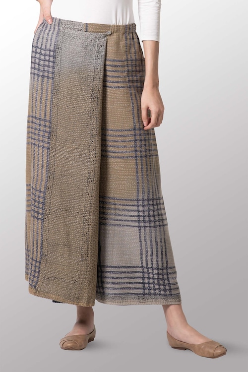 ：『ミエコミンツ』ワイドラップパンツ (649) ボトム