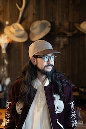 GYPSY&SONS HUNTING LEATHER LONG BILL CAP　