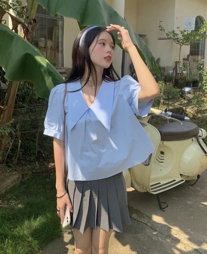 スタイルルーズシャツ サマーカジュアル 大人ガーリー スウィート キュート 夏物 モンロー89414021658