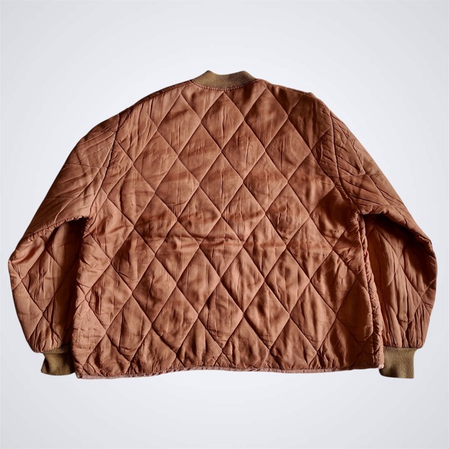 1960s SALMON PINK QUILTING JACKET