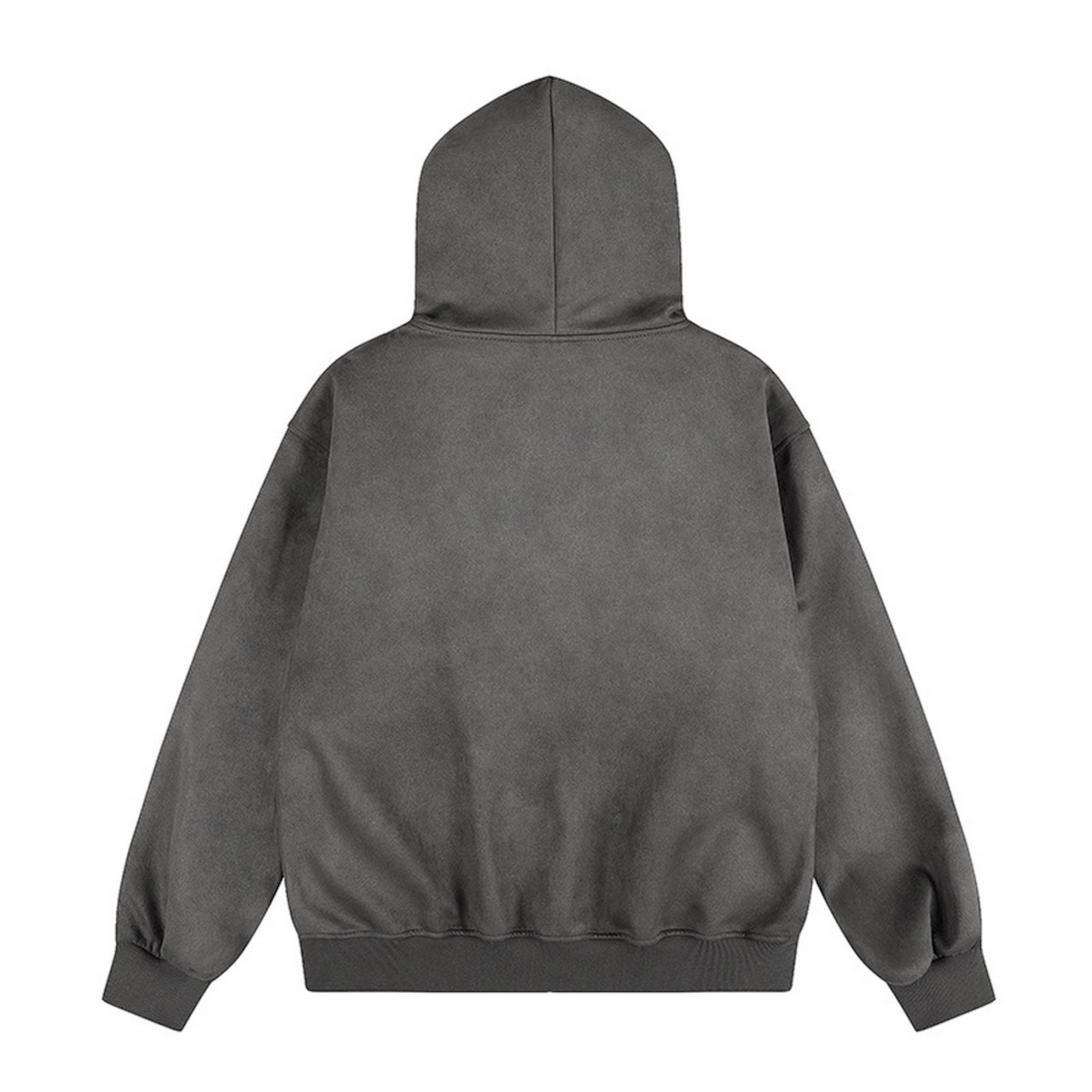 ストリート ファーカラーパッチプリント ジップパーカー T2021