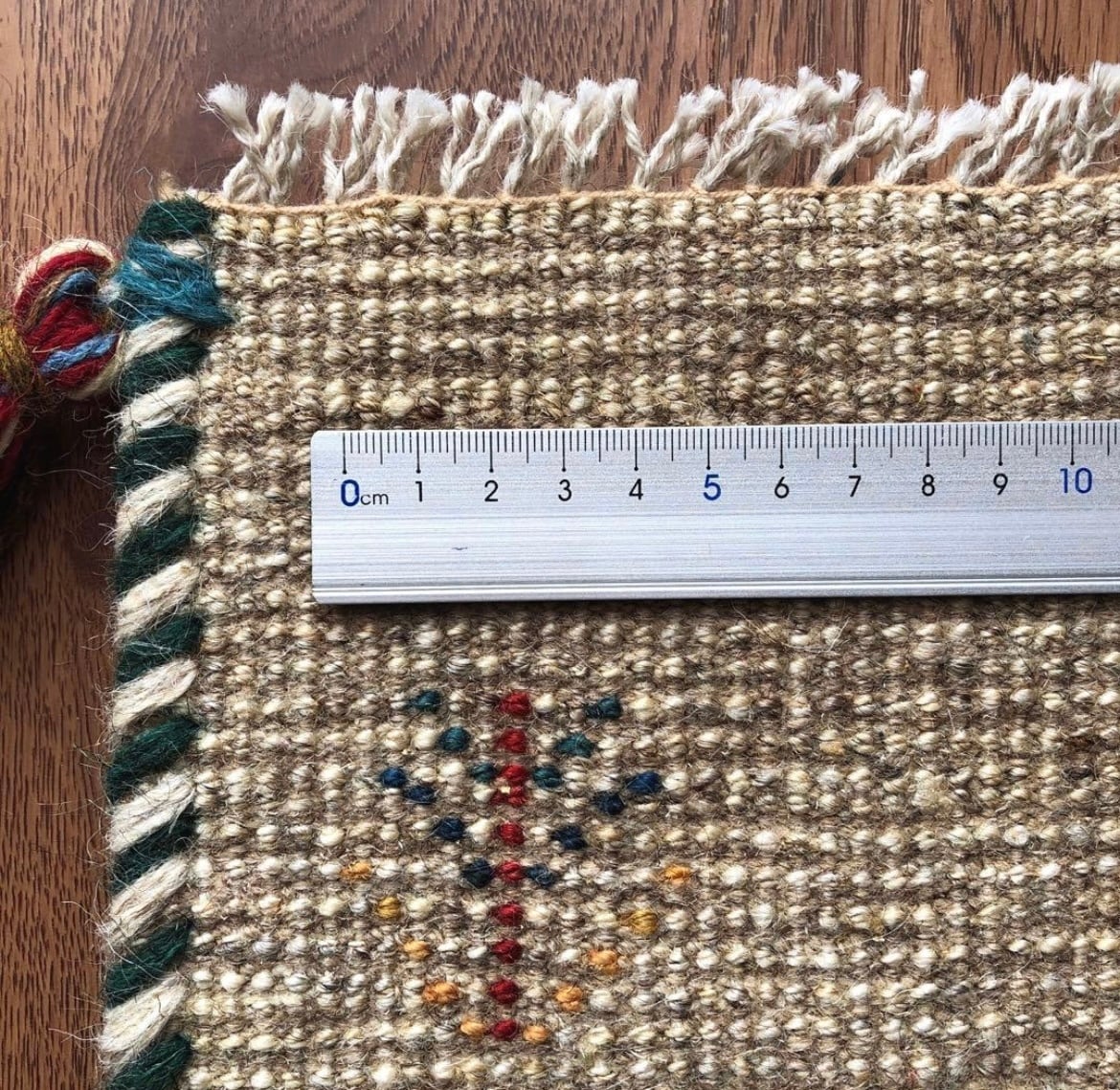 ペルシャギャッベ (ギャベ) チェアマット 椅子の座布団 No.1758