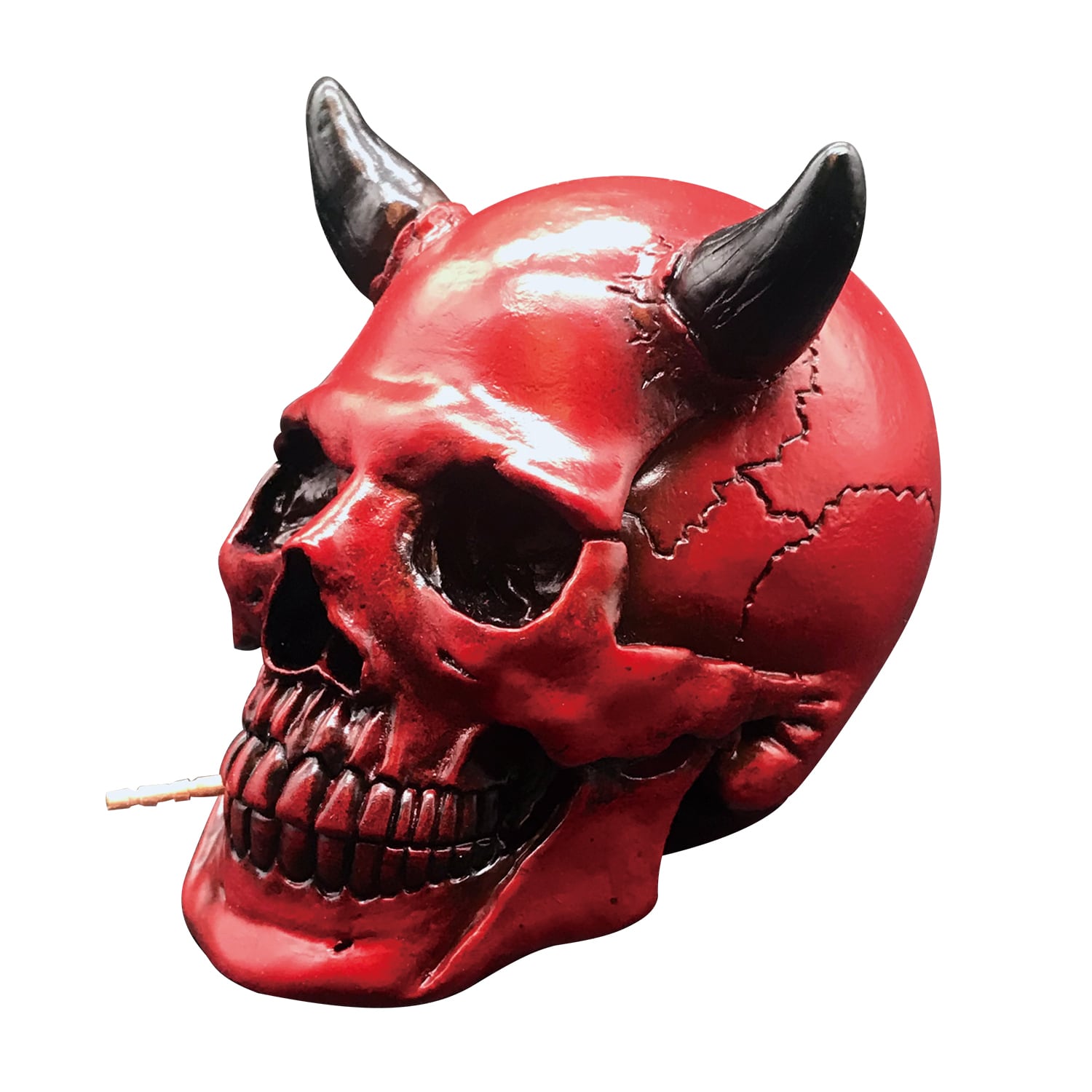 SKULLHEAD Tooth pick holder - Red devil